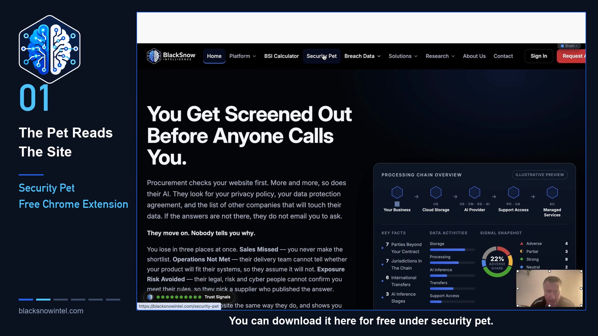 The BlackSnow platform
